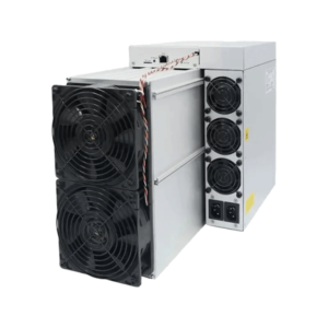 bitmain antminer e9 pro 3780m ethereum classic ethash asic miner  silver chassis with twin large front intake fans three side exhaust fans and dual input psu at base sold by sell your pc south africa