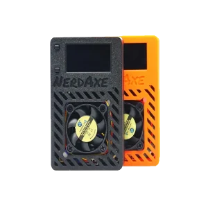 nerdaxe ultra 500 ghs solo bitcoin lottery miners | sell your pc nerdaxe ultra 500 ghs solo bitcoin sha 256 desktop lottery miners black and orange 3d printed cases with front cooling fan oled display and the nerdaxe wordmark sold by sell your pc south africa