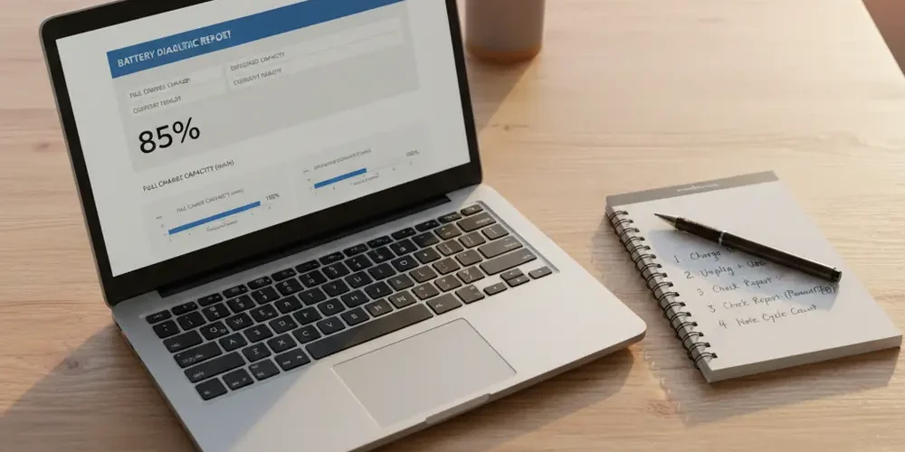 How to Check Battery Health on a Used Laptop