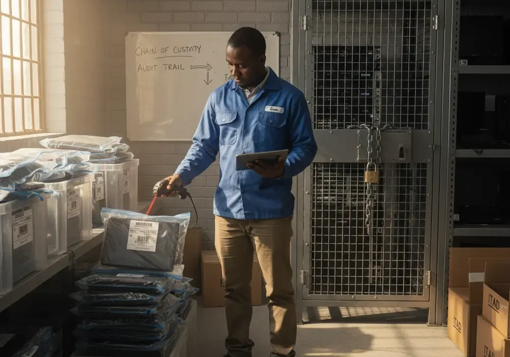 itad chain of custody audit trail